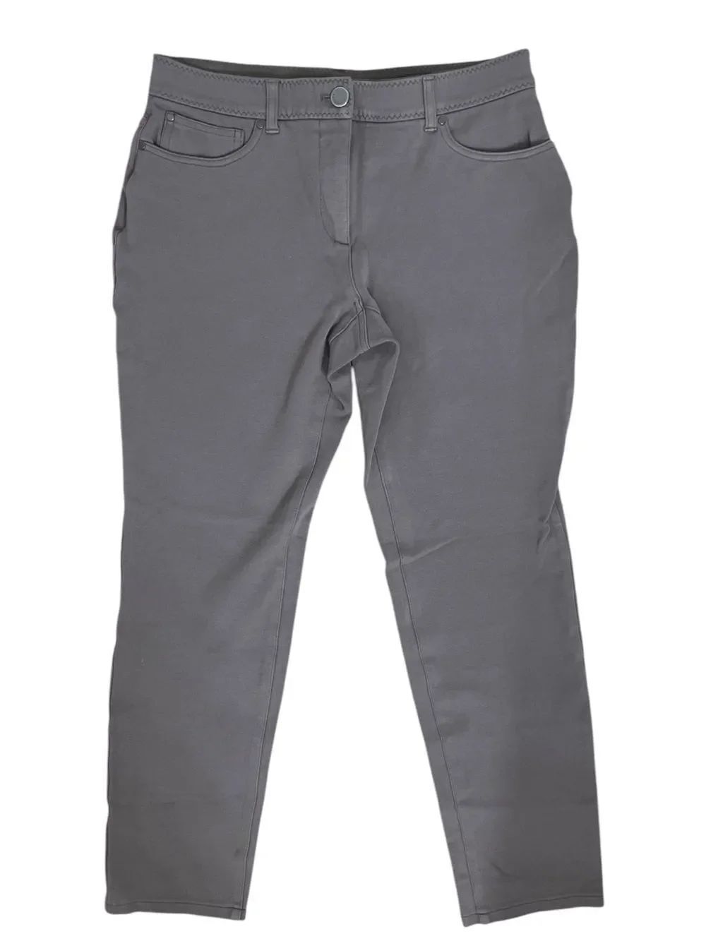 Chico’s So Slimming Gray Pants Women Size 00 Regular Stretch